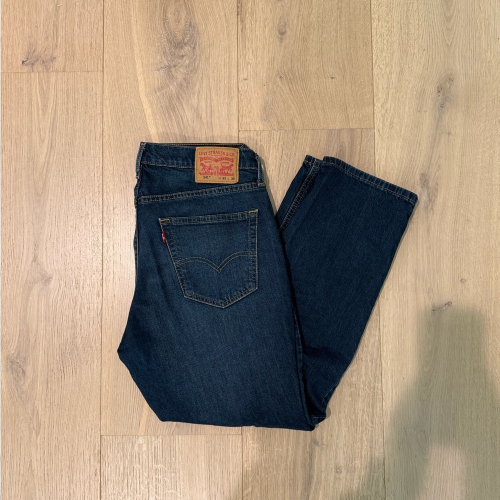 Levi's Men's Deep Indigo Straight Jeans